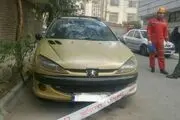 
جسم بی جان مرد جوان درپشت فرمان 206
