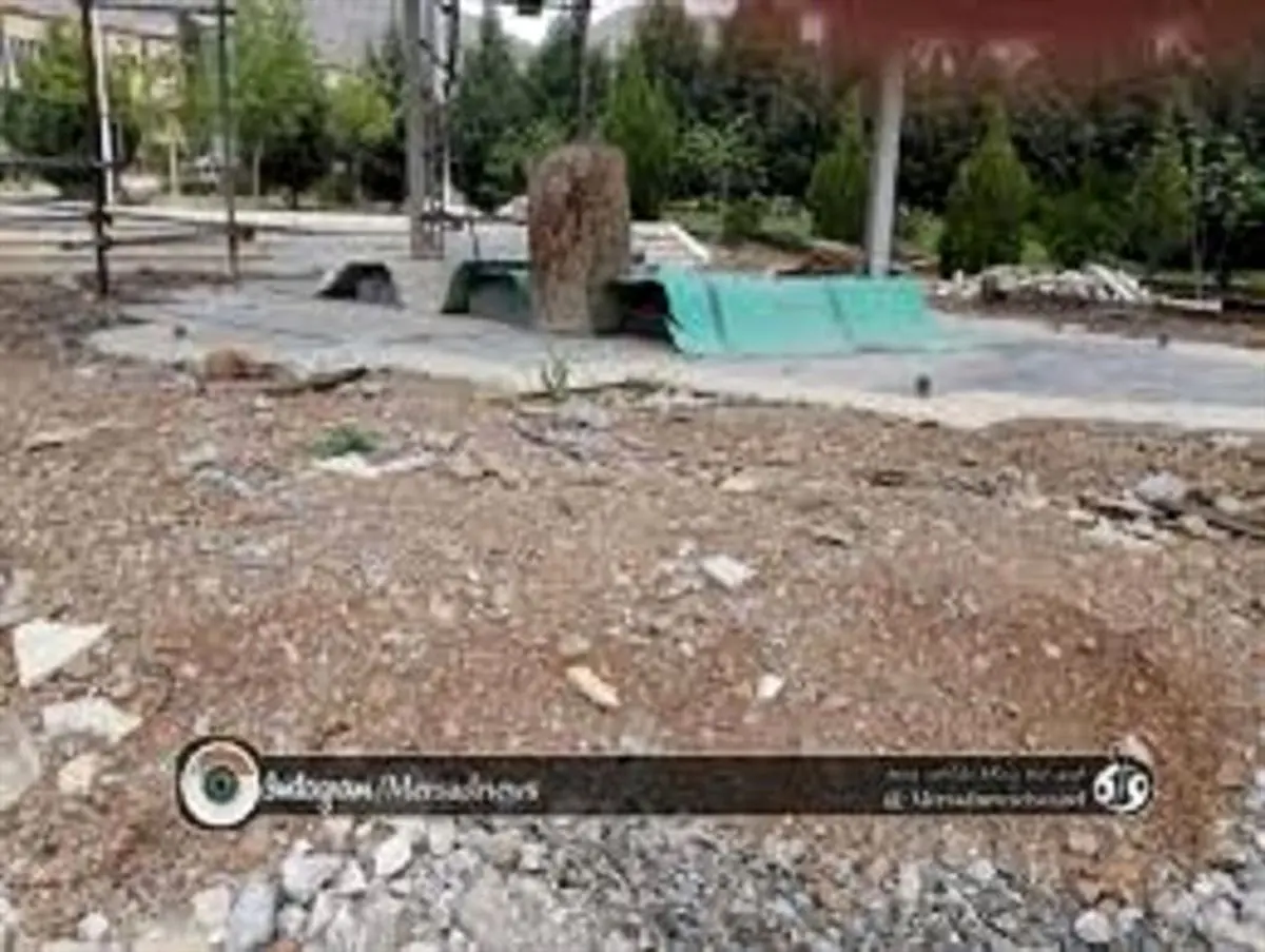 وضعیت نابسامان یادمان شهدای گمنام در دانشگاه رازی کرمانشاه + عکس