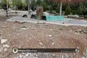 وضعیت نابسامان یادمان شهدای گمنام در دانشگاه رازی کرمانشاه + عکس