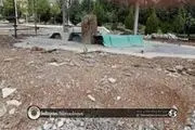 وضعیت نابسامان یادمان شهدای گمنام در دانشگاه رازی کرمانشاه + عکس