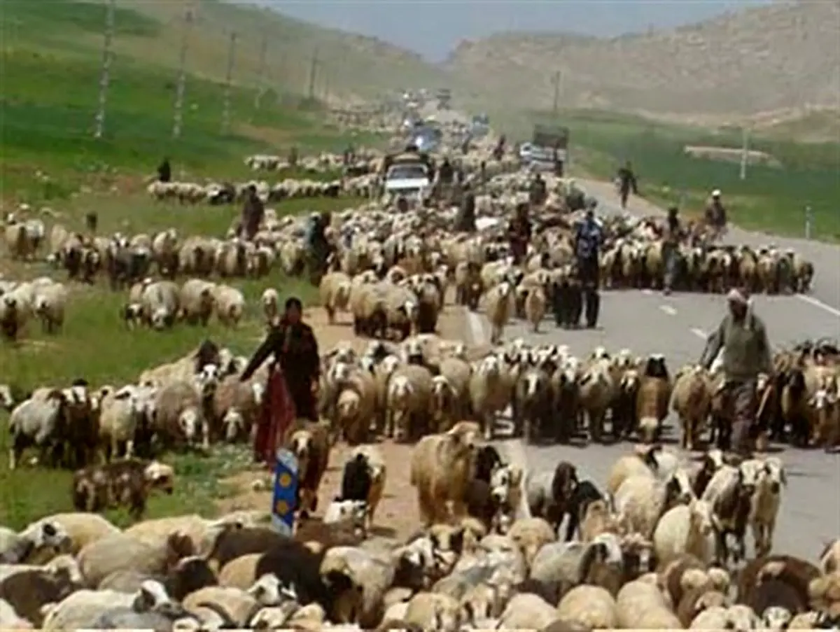 کوچ بهاری بیش از سه هزار خانوار عشایری در خداآفرین آغاز شد