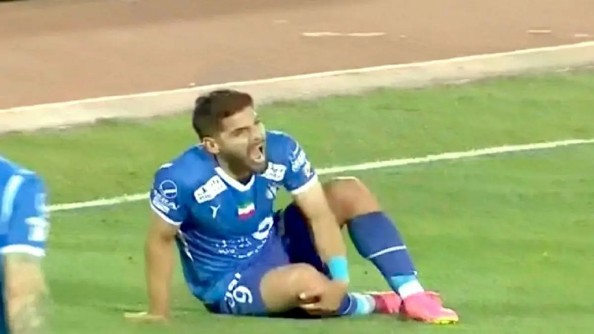 ستاره استقلال رباط صلیبی پاره کرد