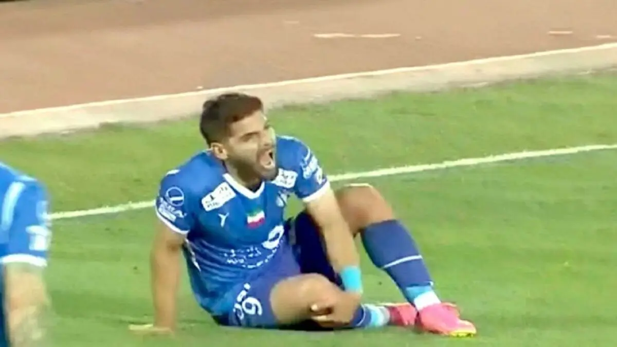 ستاره استقلال رباط صلیبی پاره کرد