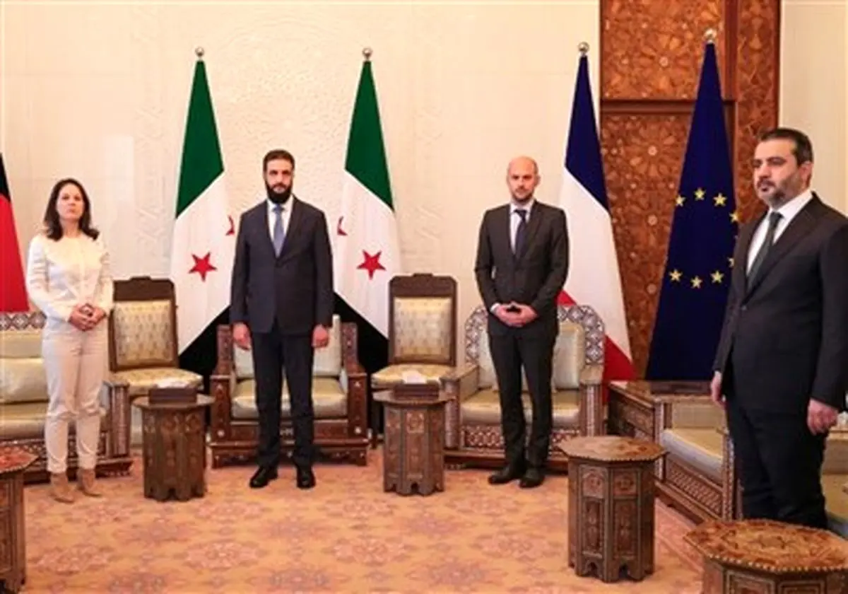 دیدار وزیران اروپایی با جولانی 