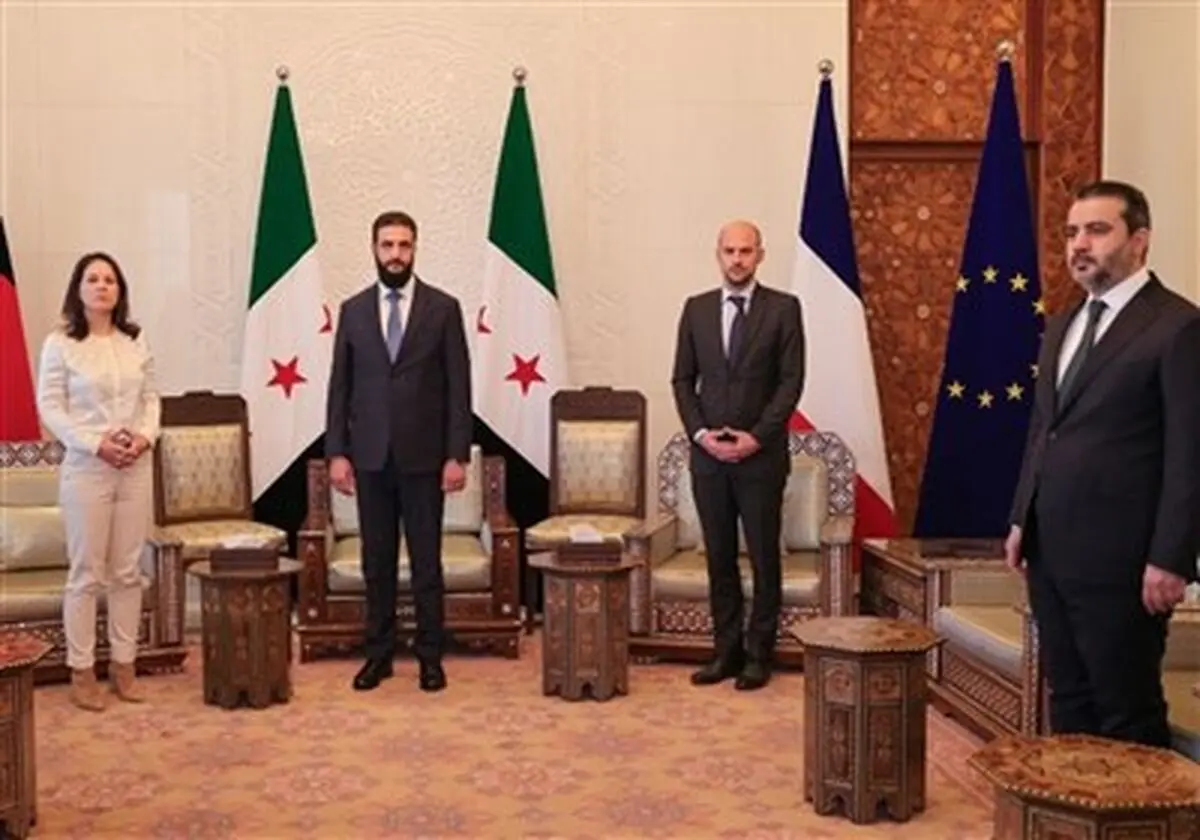 دیدار وزیران اروپایی با جولانی 