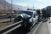 3 کشته و مصدوم در انحراف خودرو+تصویر
