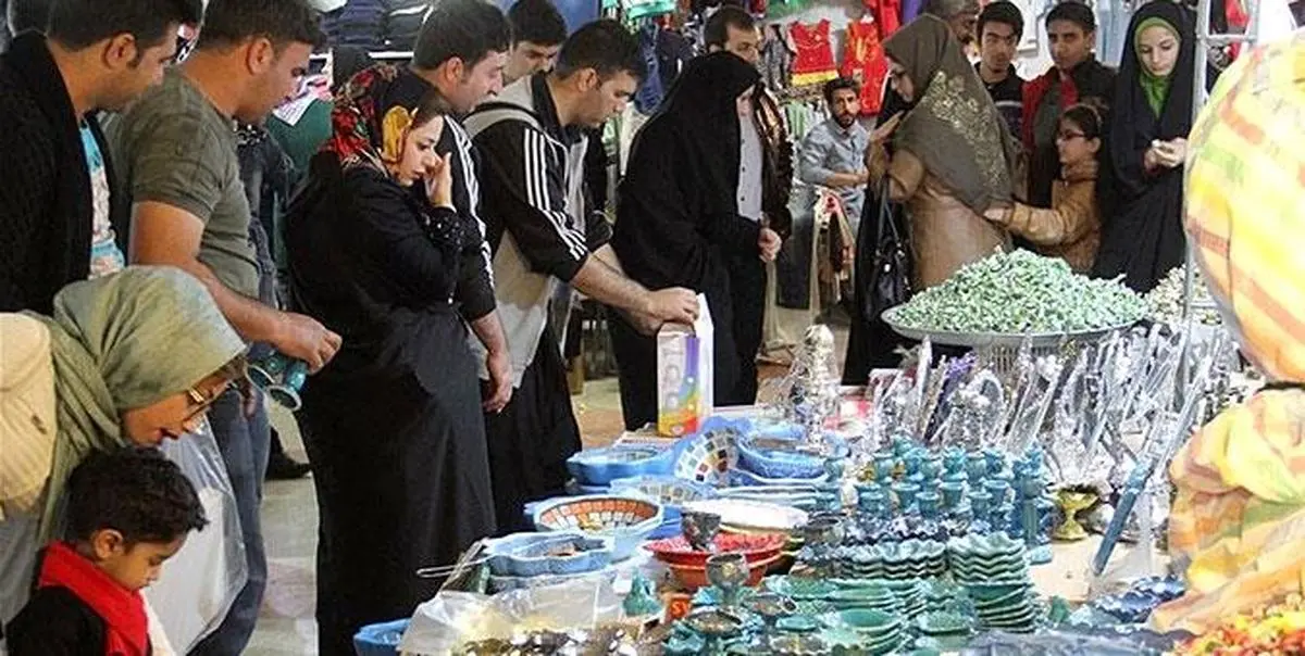 نمایشگاه فروش بهارهای که رنگ زمستان گرفت