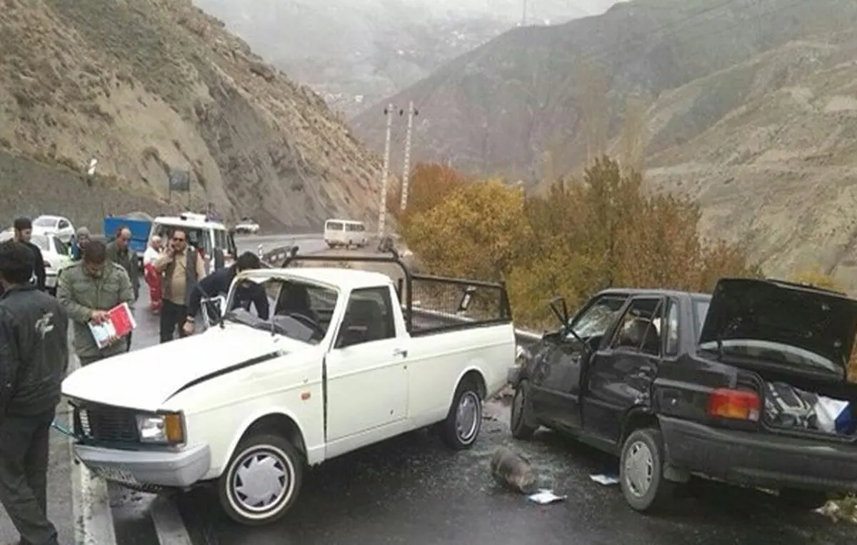 تصادف پراید و پیکان وانت 6 کشته و مصدوم برجا گذاشت