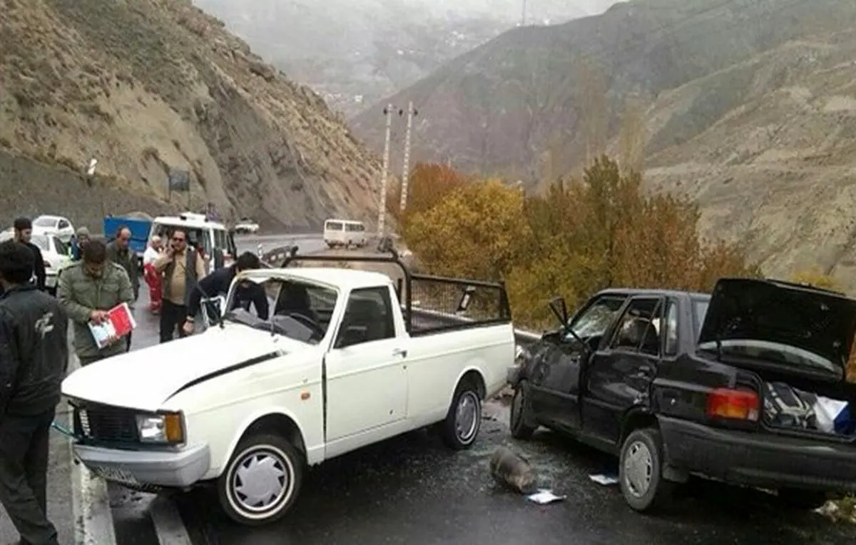 تصادف پراید و پیکان وانت 6 کشته و مصدوم برجا گذاشت