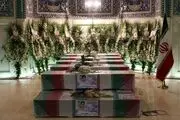 مراسم تشییع پیکر 16 شهید آتش‌‌نشان/ گزارش تصویری