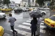 بارش باران تابستانی در رشت/ گزارش تصویری