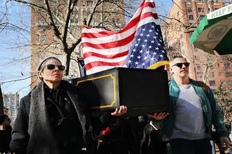 تشییع جنازه ترامپ در نیویورک + تصاویر