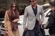دور دور محمدرضا گلزار و همسرش در تهران