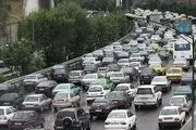 ترافیک پرحجم در محورهای کرج - چالوس و هراز 