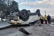 ببینید| تصادف وحشتناک خودرو تیگو ۷ پرو و تاکسی ۴۰۵