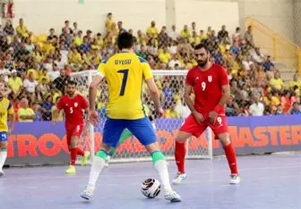 شکست آبرومندانه ایران مقابل فوتسال برزیل در فینال