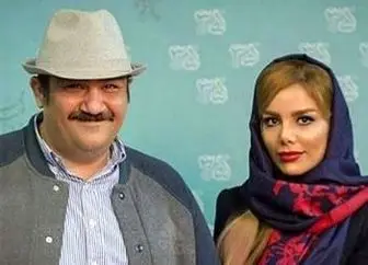 مهران غفوریان با همسرش+عکس