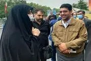 دختر سردار سلیمانی در راهپیمایی روز قدس+عکس