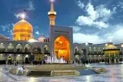 شستوشوی گنبد زرین حرم رضوی/ عکس