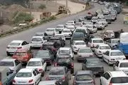 حجم بالای ترافیک در مسیر مشهد- تهران