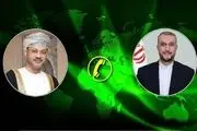 بررسی آخرین وضعیت لغو تحریم‌ها در گفت‌وگوی تلفنی وزرای خارجه ایران و عمان