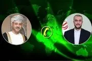 بررسی آخرین وضعیت لغو تحریم‌ها در گفت‌وگوی تلفنی وزرای خارجه ایران و عمان
