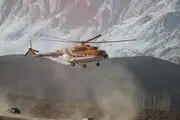 لحظه پراضطراب دیدن لاشه هواپیما/ فیلم