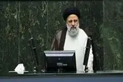 رئیس‌جمهور برای دفاع از وزیر صمت به مجلس می‌آید