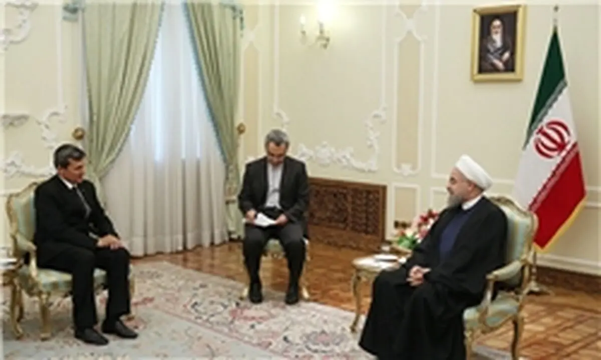 روحانی: ایران در کنار ملت و دولت ترکمنستان قرار دارد/تاکید بر لزوم همکاری‌های منطقه‌ای و بین‌المللی