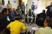 دیدار پیشکسوتان پرسپولیس با حادثه‌دیدگان کرمانشاه/ عکس