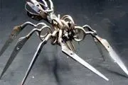 گزارش تصویری؛ ساخت عنکبوت با قیچی