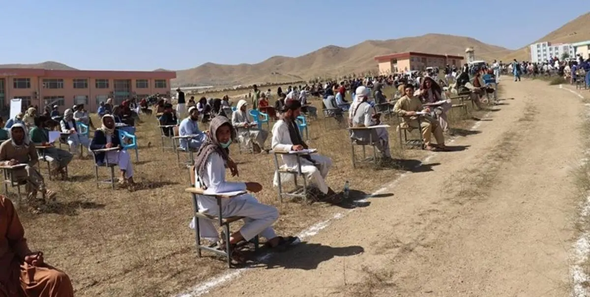 برگزاری دور اول آزمون سراسری افغانستان در سایه کرونا 

