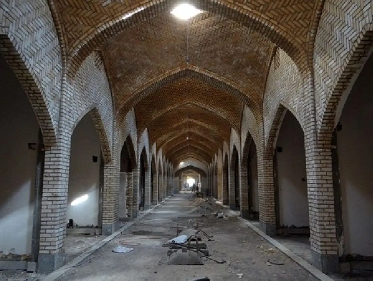 بازارچه سنتی ابهر ۹۰ درصدی پیشرفت دارد