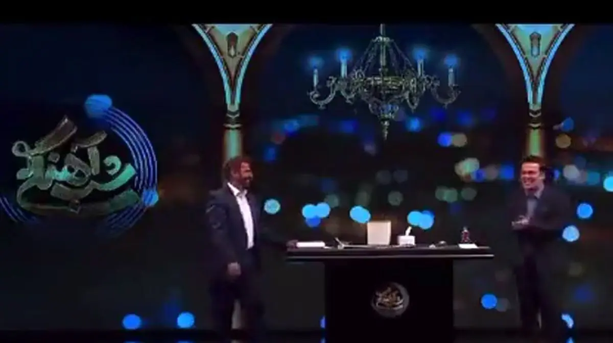 واکنش سریع فیروز کریمی به ترساندنش در «شب آهنگی» /فیلم