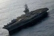 ناو هواپیمابر بوش برای مشارکت در جنگ با ایران اعزام شد