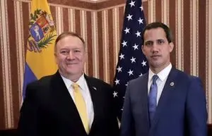 دیدار پامپئو با رهبر مخالفان ونزوئلا 