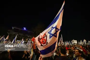 شعله های خشم علیه نتانیاهو/ گزارش تصویری