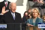 مراسم تحلیف جو بایدن+فیلم و عکس