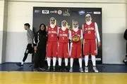 پیروزی تیم بسکتبال ۳ نفره بانوان ایران برابر ازبکستان با پوشش اسلامی
