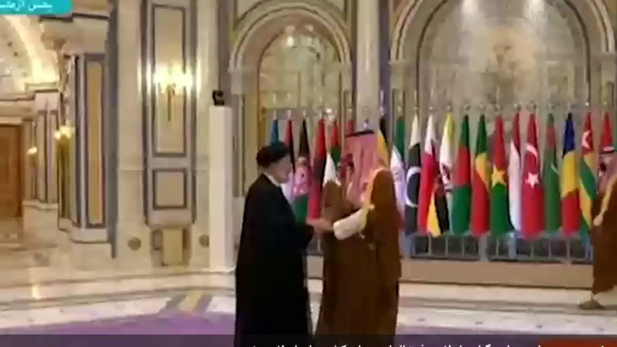 استقبال بنسلمان از رئیسی+ فیلم
