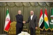 دیدار باقری و رئیس اتحادیه میهنی کردستان عراق