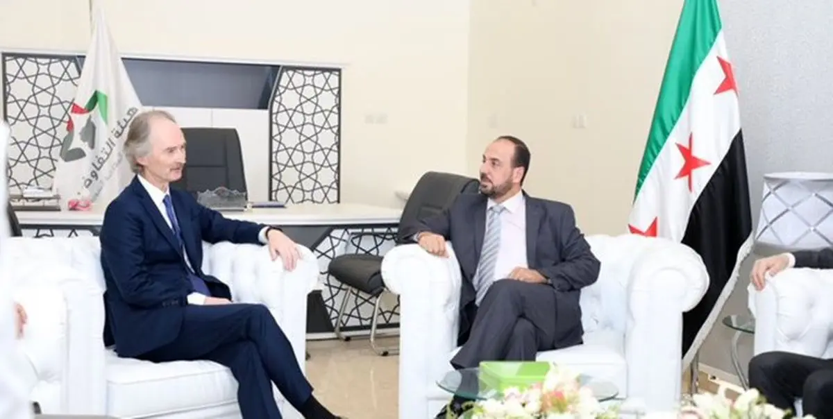 نماینده سازمان ملل با معارضان سوریه در ریاض دیدار کرد