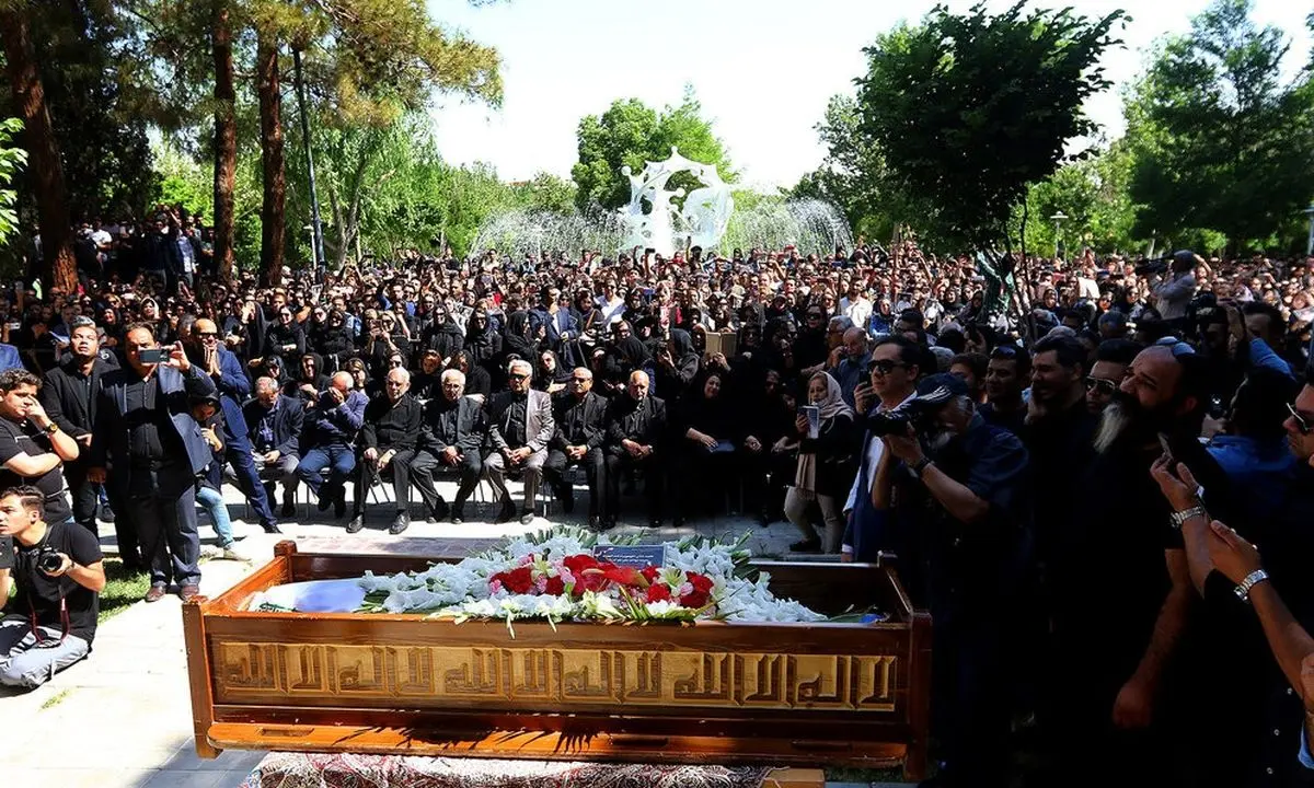مراسم تشییع پیکر «بهنام صفوی برگزار شد» /تصاویر