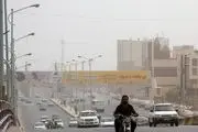 گرد و غبار در آسمان کرمان/ گزارش تصویری