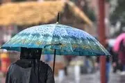 بارش باران در 13 استان کشور