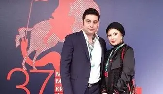 نیوشا ضیغمی و همسرش روی فرش قرمز جشنواره مسکو +تصاویر