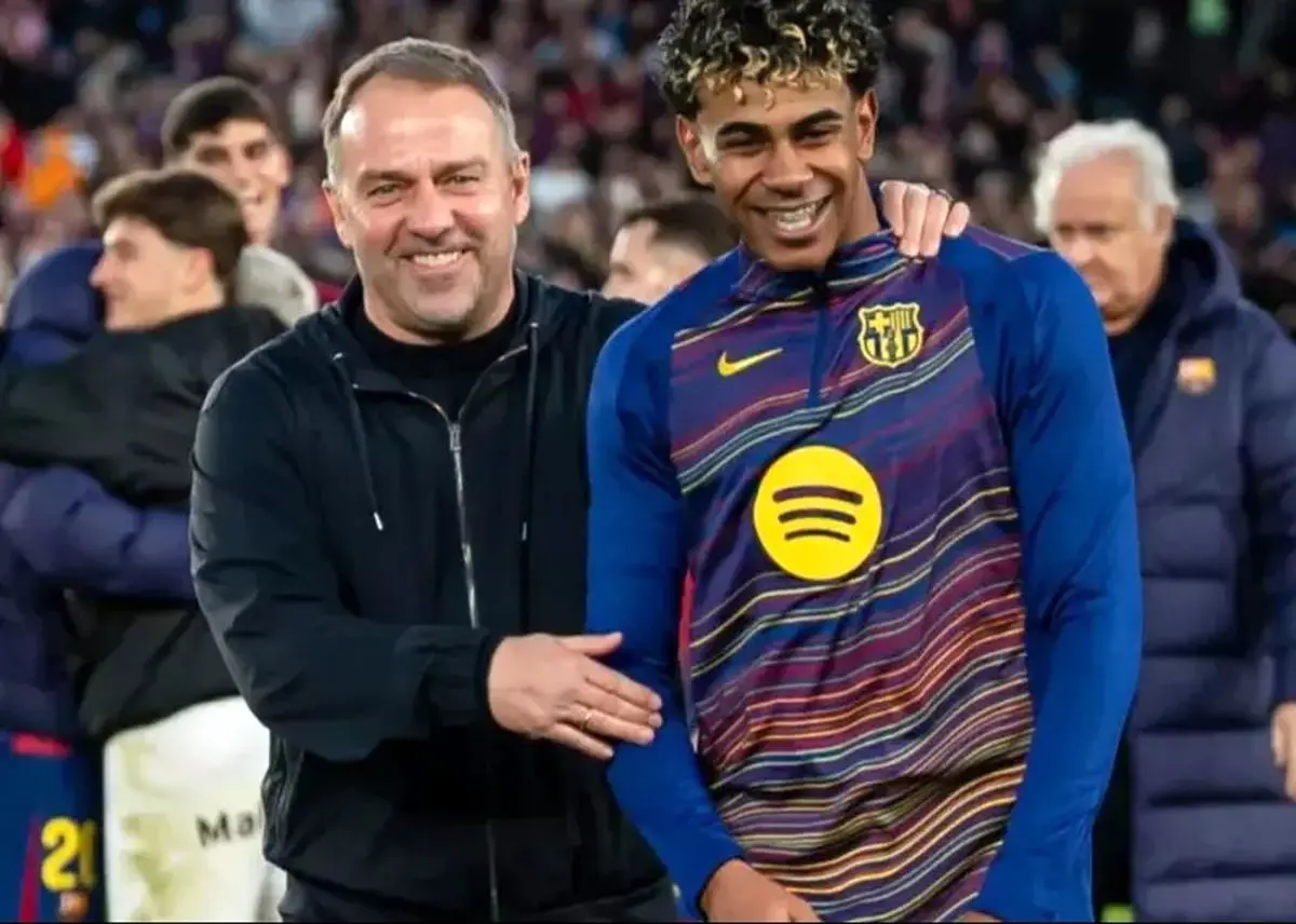 خوشحالی لامین یامال خبر ساز شد