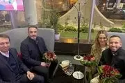 تصویری از همسر محجبه بازیکن خارجی پرسپولیس