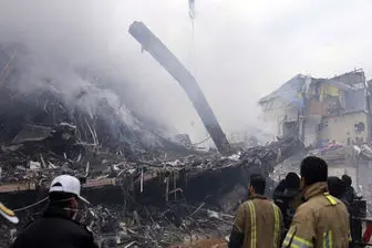 آخرین وضعیت ساختمان تخریب شده پلاسکو