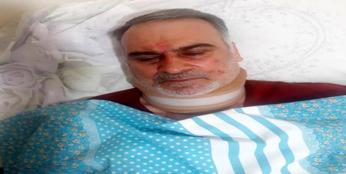 مصدومیت جانباز دفاع مقدس هنگام امر به معروف و نهی از منکر+عکس